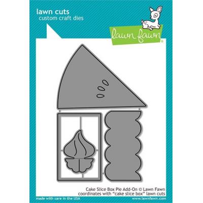 Lawn Fawn Stanzschablonen - Cake Slice Box Pie Add-On